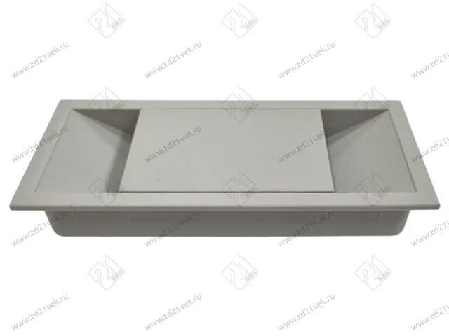 Заглушка кабель-канала, 156х66х22мм, светло-серый 1