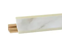 Плинтус RUS LB 231(38) Мрамор Карарра 3,0 м (№ 6014) <12/15>