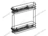 S-2441-08-A Бутылочница 200, Starax, 2-х ярусная, направляющие Blum Tandem, выдвижение 7/8, (151х475х495), левая, антрацит превью 2