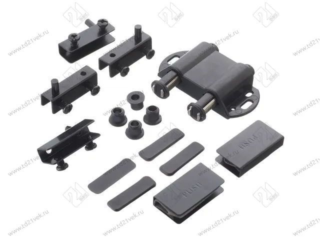 Стеклодержатель с двойным магнитом чёрный <50/100> 1