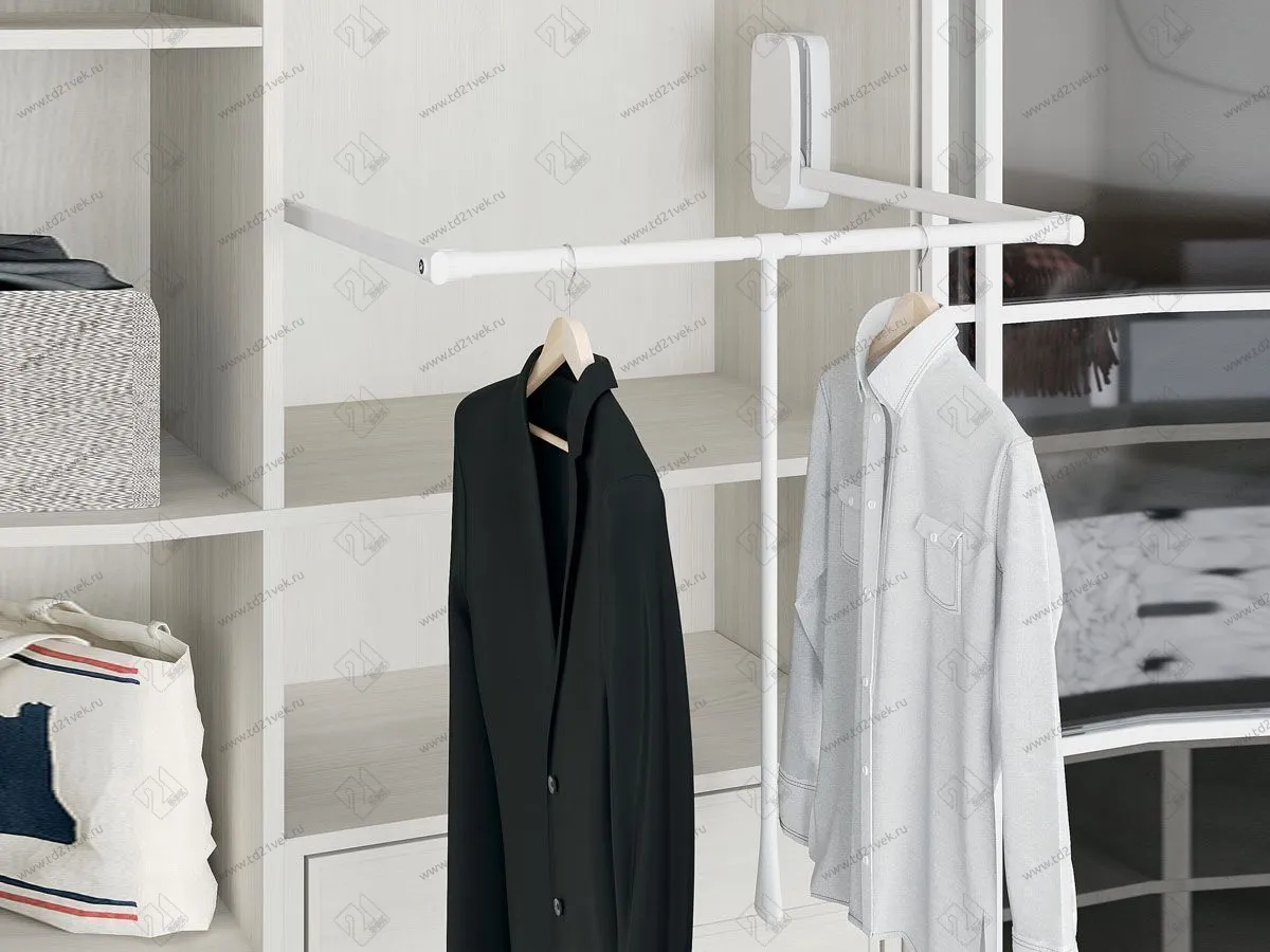 S-6011-W Пантограф Starax, (600-850x130x800 мм), нагрузка 12 кг, белый 1