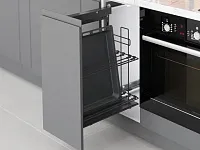 S-2899-A Выдвижная система для противней в базу 250 мм, Starax, (215х475х640) правая, антрацит