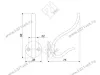 K208GP.6 Крючок мебельный K0830 золото <25> превью 2