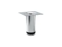 N0010-100 Опора мебельная регулируемая малая 30*100 мм, хром <100>