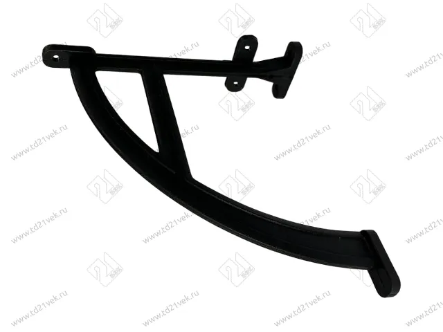 103-06-03-301 Кронштейн Mesan для деревянных полок Д175хВ185мм, черный <1/50> 1