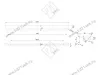 RT110BL.1/000/1200 Ручка торцевая 1056 мм матовый чёрный <20> превью 3