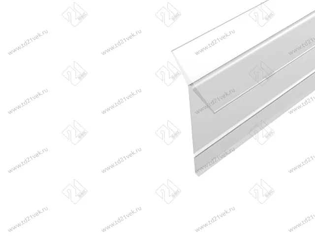 Уплотнительный плинтус Silikorner "прозрачный" 4,2м 20-10-09 <1/6> 1