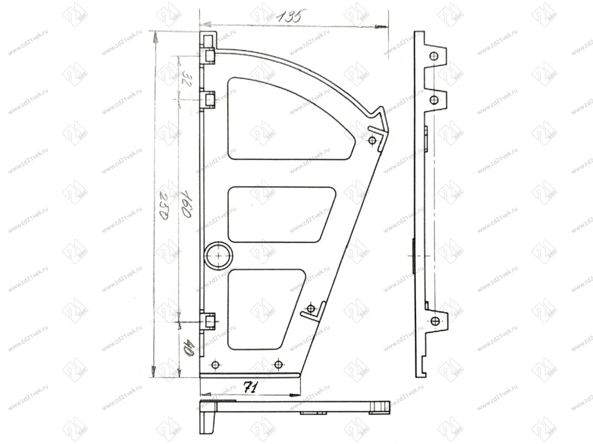 Механизм для обувниц одинарный, белый 2