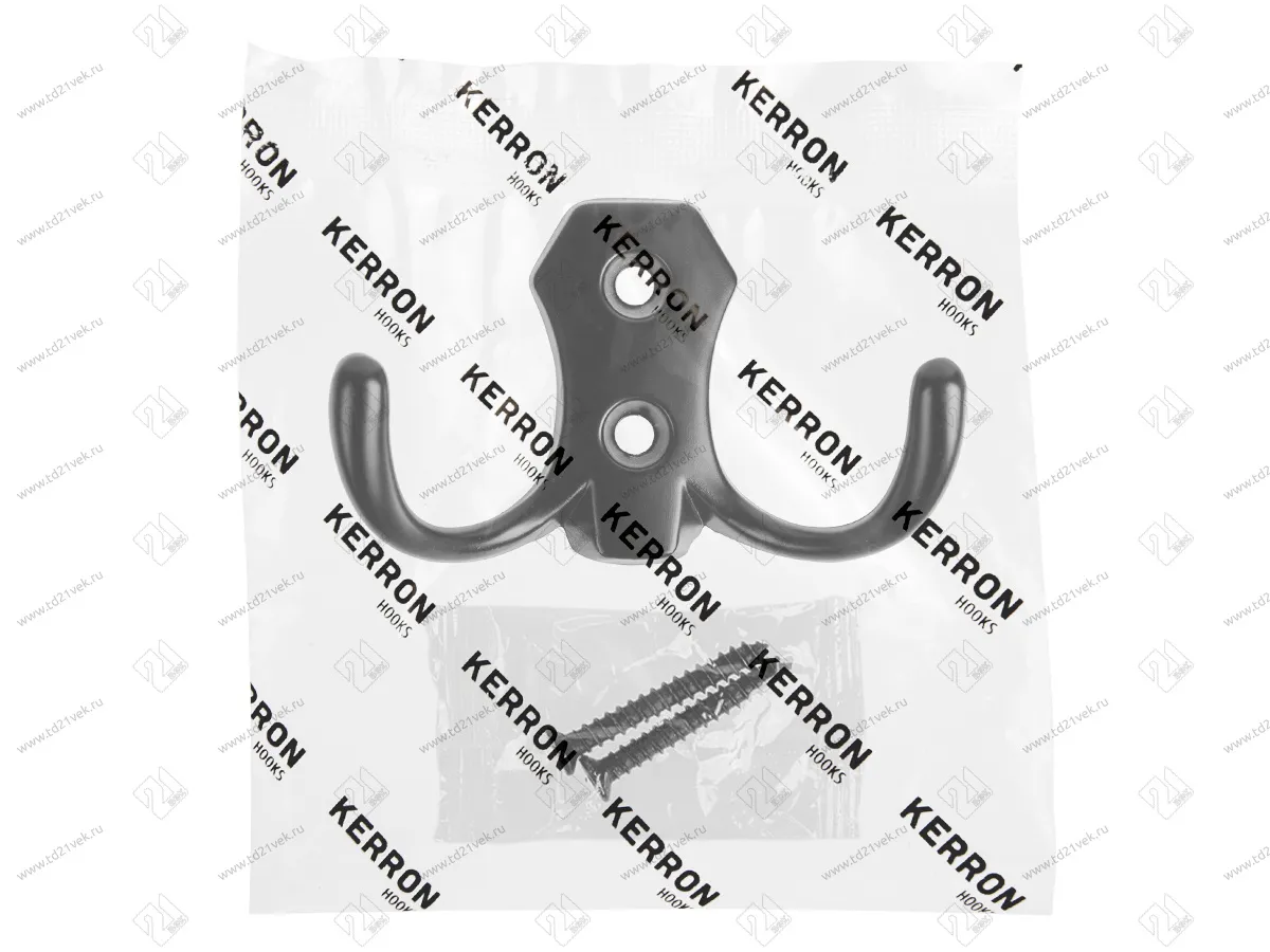 KR 0020 BL Мебельный крючок, матовый черный <70/420> 4