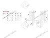 H501B/0410 Стеклопетля Boyard 8 мм (чашка 26 мм) + планка Н=0 <300> превью 3