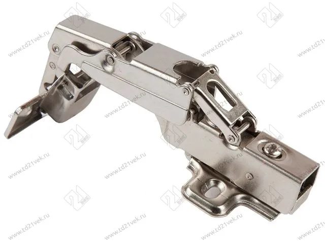 M402-Full Петля четырехшарнирная clip-on с доводчиком полного открывания, 165гр, накладная  <100> 1