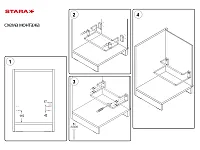 S-6112-C Полка для обуви раздвижная Starax, (820-1100х200х95 мм)