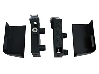 Навес для шкафа L+R, заглушки-2шт. (под запрессовку), антрацит, Р130