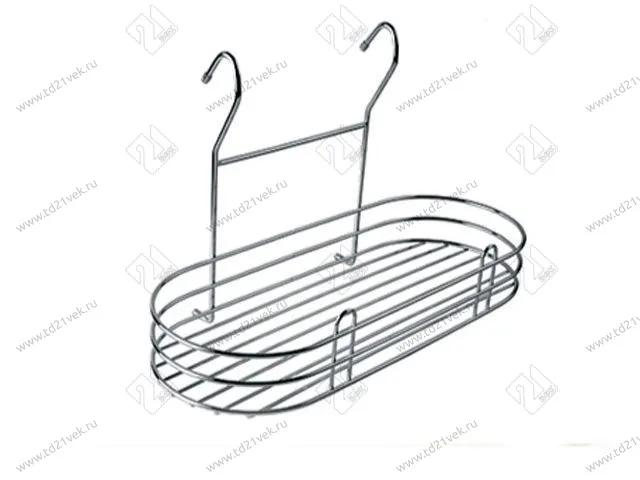 LE-560 Полка  овальная (400х185х250) хром<8> 1