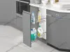 S-2443-08-C Бутылочница 250, Starax, 2-х ярусная, направляющие Blum Tandem, выдвижение 7/8, (203х475х495), левая, хром превью 1