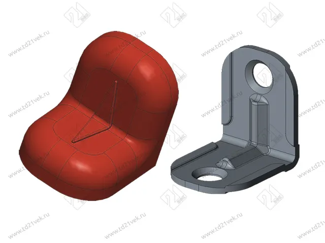 Уголок крепежный 20х20х16 мм, красное дерево светлое c пластиковой крышкой 1