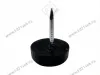 Подпятник с гвоздем d16хh20мм, базовый, гвоздь-1,3мм, черный превью 1