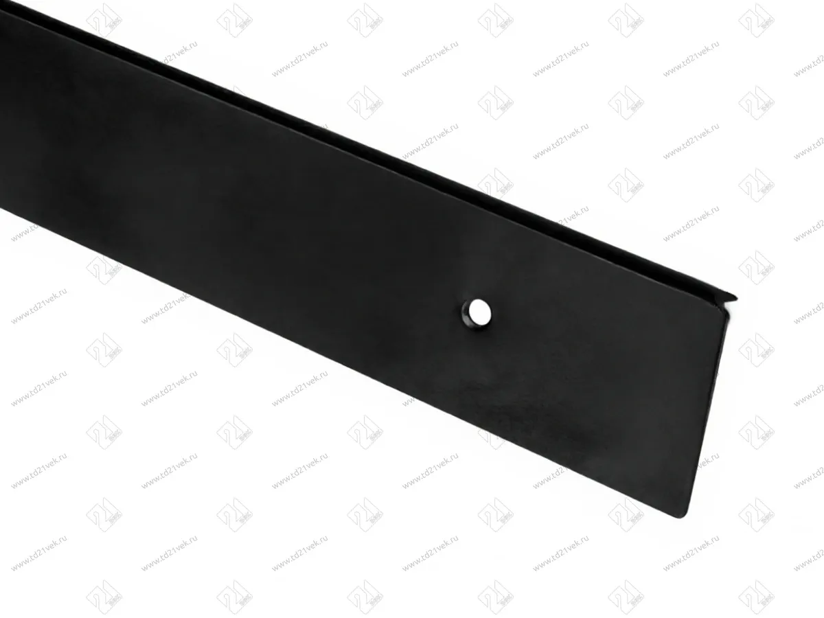 Планка торцевая универсальная, 38 мм, алюминий, черный 1