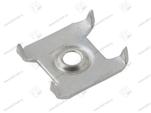 Скрепка 15х16х0,5мм, цинк <5000> 1