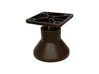 104-02-21-306 Опора Mesan (ST) вазовидная  d=54, пластик, коричневый <250>