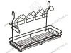 MX-420 BL Полка комбинированная, Д390 Ш185 В265, черный матовый <8> превью 1