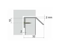 RT007CP.1/32 Ручка торцевая 32 мм хром <20>