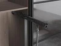 S-6555-A Вешалка для галстуков и ремней, Starax, (85х460х90) правая, антрацит