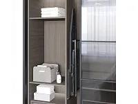 S-6611-A  Встроенная гладильная доска, Starax, (150х340х1480 мм), антрацит