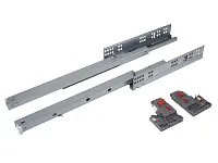 DB8781Zn/400 Направляющие, 400 мм скрытого монтажа 2D B-slide c доводчиком <10>