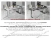 S-2145-A Механизм Starax для встраиваемой столешницы в три сложения с ножкой, шир.600 (564х510х125 мм), антрацит превью 7