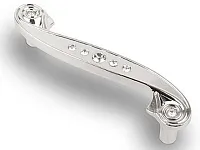 CRL14-96 Ручка-скоба с кристаллами, хром <60/300>