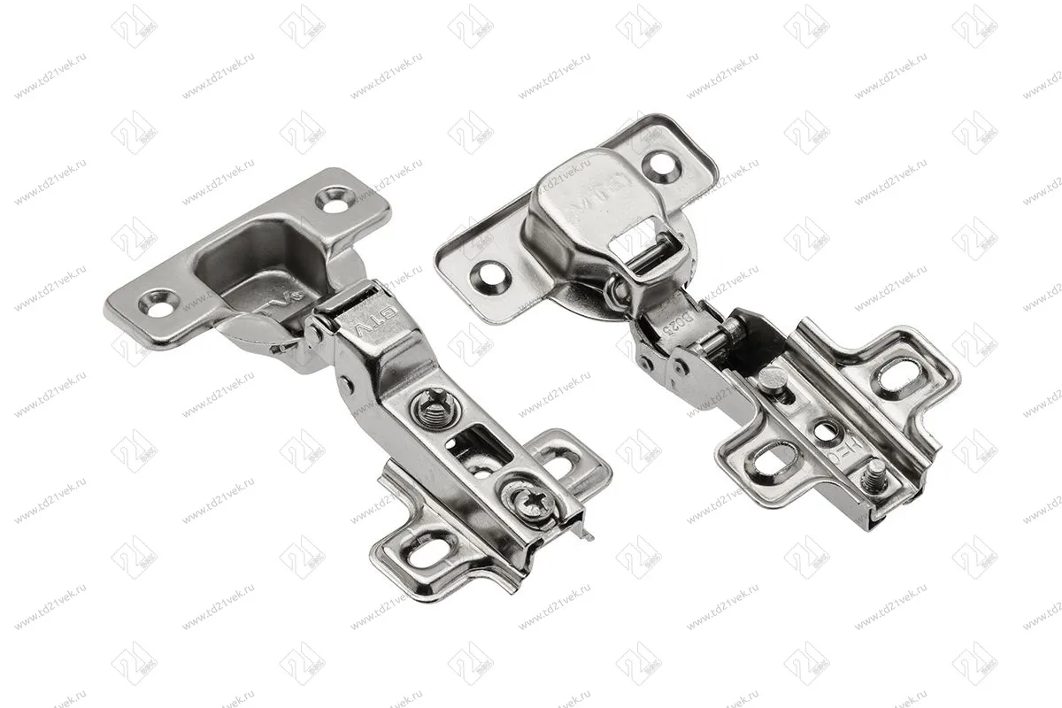 ZP-BICN080BE петля полунакладная o35 с ответной планкой h=0 без еврошурупа, сверление - 45мм <250> 1