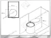 S-2253-SS Мусорное ведро, Starax Waste Bin, 10 л, (355x300x380 мм), хром превью 5