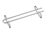 MX-050 Держатель бокалов 250мм хром <50>