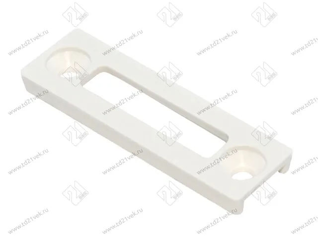 Планка под клипсу для пластикового цоколя / ЛДСП, белый 1