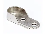 Штангодержатель овальный FLDCNK15H30008  H30*15мм 3отв.(никель) <500/1000>