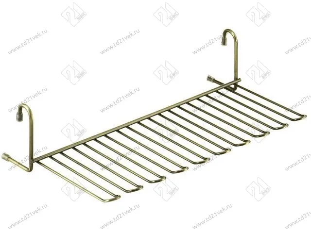 YJ-G507B BA Полка для бокалов (410х200х100) бронза <24> 1