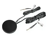 08.800.00.361 Выключатель сенсорный на касание CSS-3, 12В, max 60Вт, IP20, толщина преграды до 60мм, провод 1,5м, встроенный диммер, черный.