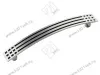 RS003SC/DBL.4/128 Ручка-скоба S0369/128 сатиновый хром/чёрный матовый <25> превью 1