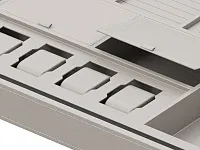 S-6417-A Ящик для ювелирных изделий в базу 800, экокожа, Starax (764x470x75 мм), антрацит