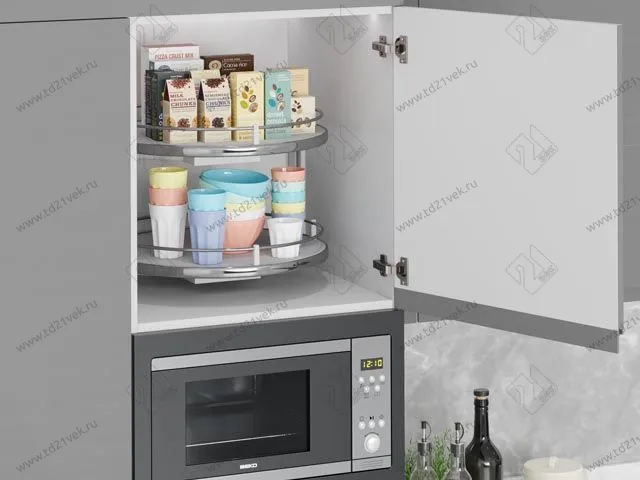 S-5110-C Карусель в базу 600 мм, Starax, 2-х ярусная, (564х490х4450 мм) 1