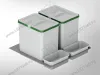 S-2532-G Система сортировки в базу 600 мм, Starax Order, 2 ведра, серый превью 1