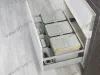 S-2552-G Система сортировки в базу 800 мм, Starax Order, 3 ведра, серый превью 2