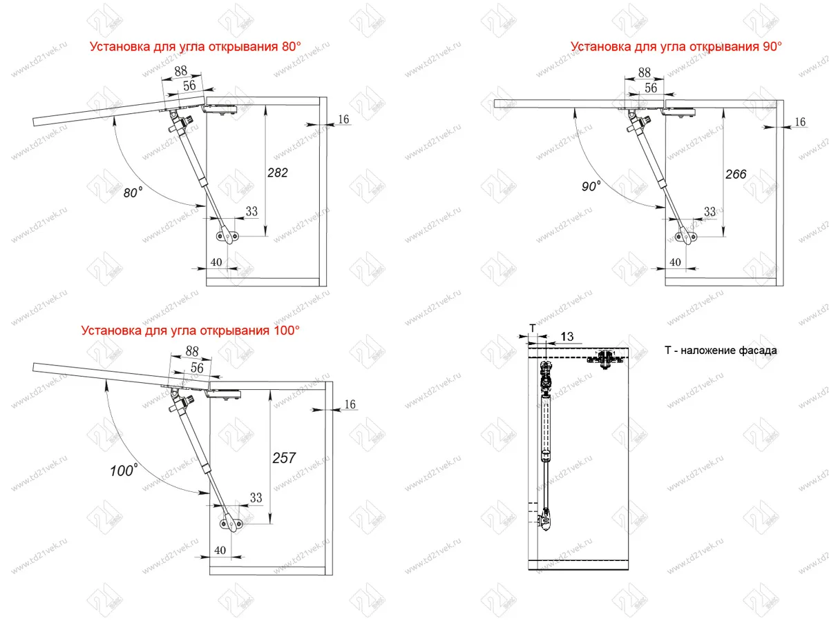 GL106GRPH/100/3 Газовый лифт с амортизацией 100N <10/100> 4
