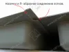 105-83-04-302 Лоток для столовых приборов Mesan TrayBond, 1 отдел, (Ш157хГ480-444хВ45) белый <5/80> превью 2
