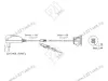06.800.01.341 USB-розетка, врезная, круглая, USB CHARGE-S, 2xUSB, max.3,4A, провод 2м, черный превью 2