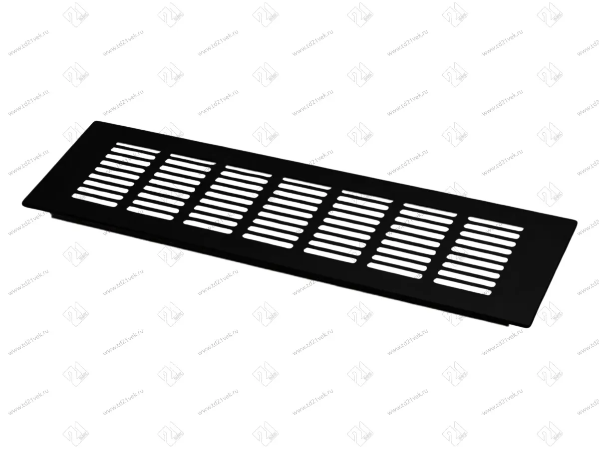 Решетка вентиляционная, 60x480мм, черный <1/200> 1