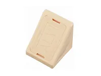 Уголок пластиковый №20 без крышки+крышка (А)(ваниль) 100/1500