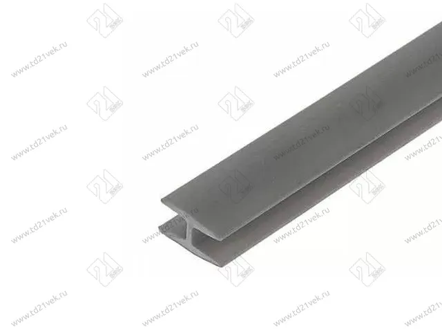 Профиль д/ДВП L=2000*13мм (серый) <100> 1