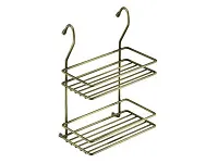 MX-066 AB Полка двухъярусная малая (200х110х280) бронза <8>